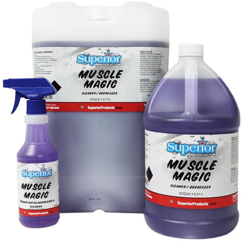 Efficiently Remove Grease and Grime with Muscle Magic Degreaser